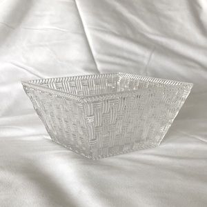 Tiffany & co Crystal basket weave pattern